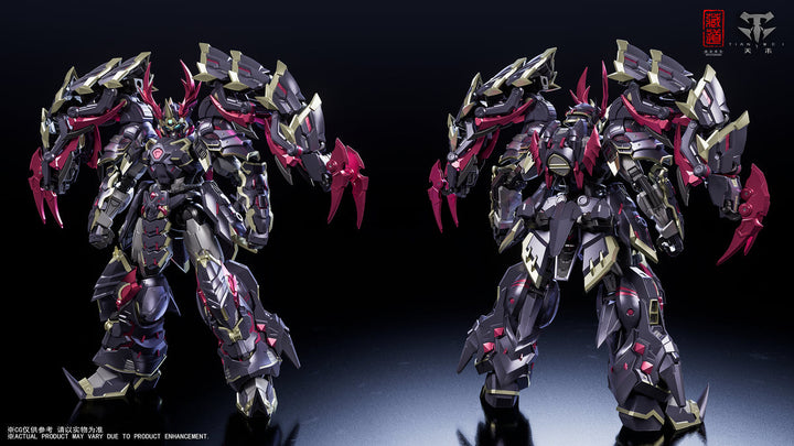 Front and rear views of the CangDao CD-05U Zhuo Ying Combat Version Standard Edition