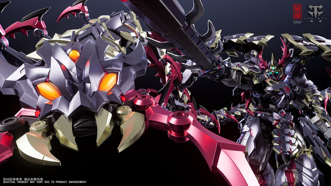 Mechanical centipede head detail with Zhuo Ying CD-05U