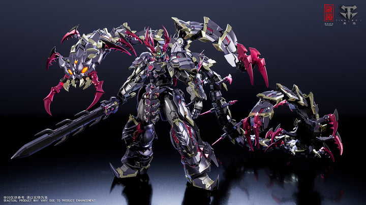 CangDao CD-05U Zhuo Ying Combat Version full mecha and companion front three-quarter view