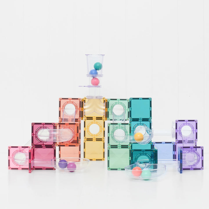 Connetix - Ball Run Pastel Pack 114 pc - Ball run build