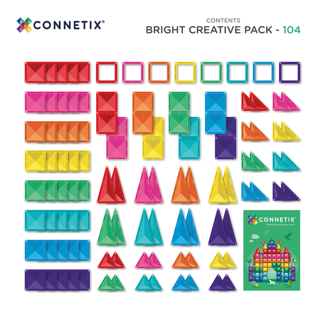 Connetix - Bright Creative Pack 104 pc