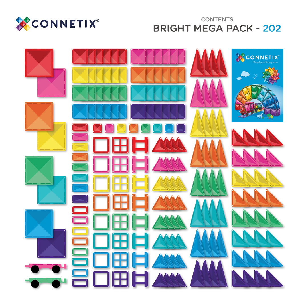 Connetix - Bright Mega Pack 202 pc