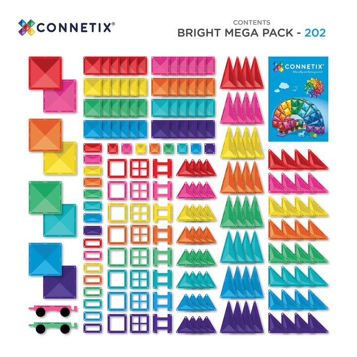 Connetix - Bright Mega Pack 202 pc