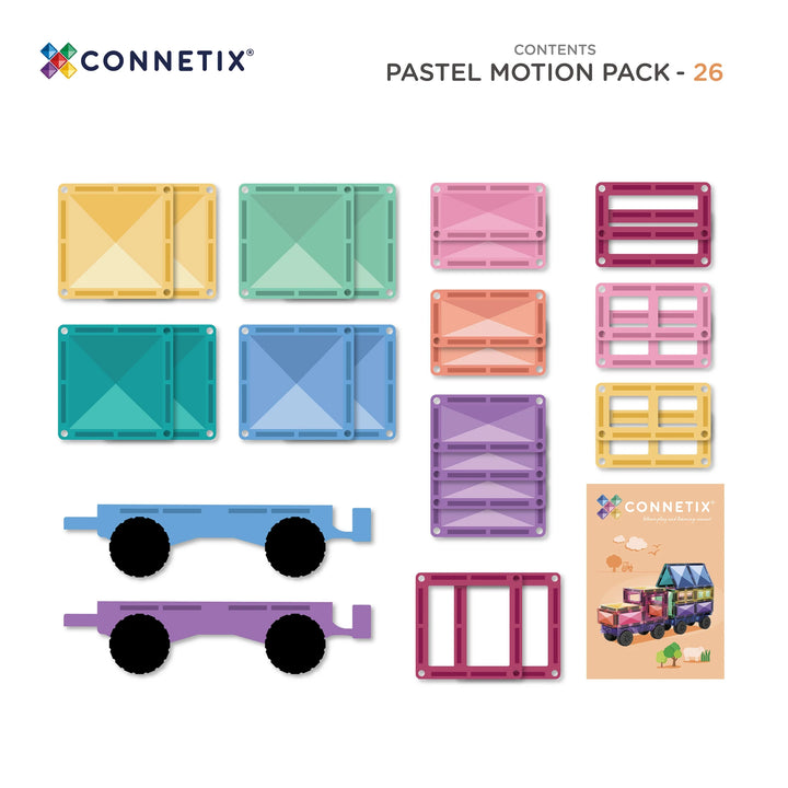 Connetix - Pastel Motion Pack 26 pc