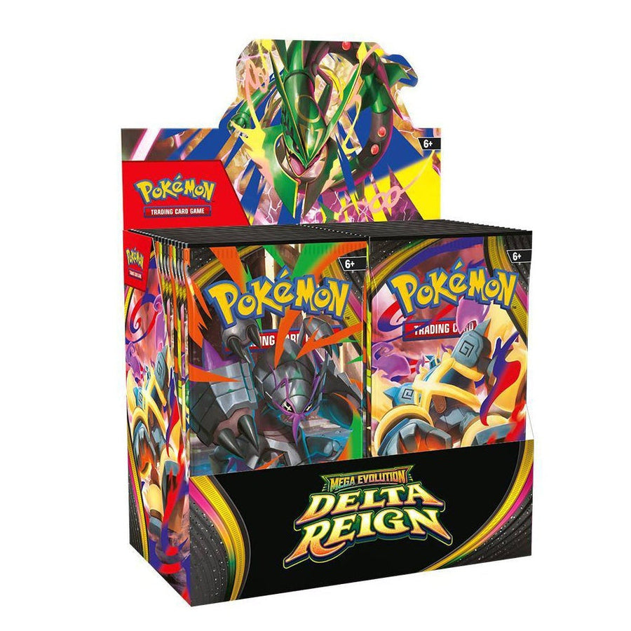 Pokemon TCG Mega Evolution Delta Reign 36-pack Booster Box - three-quarter view