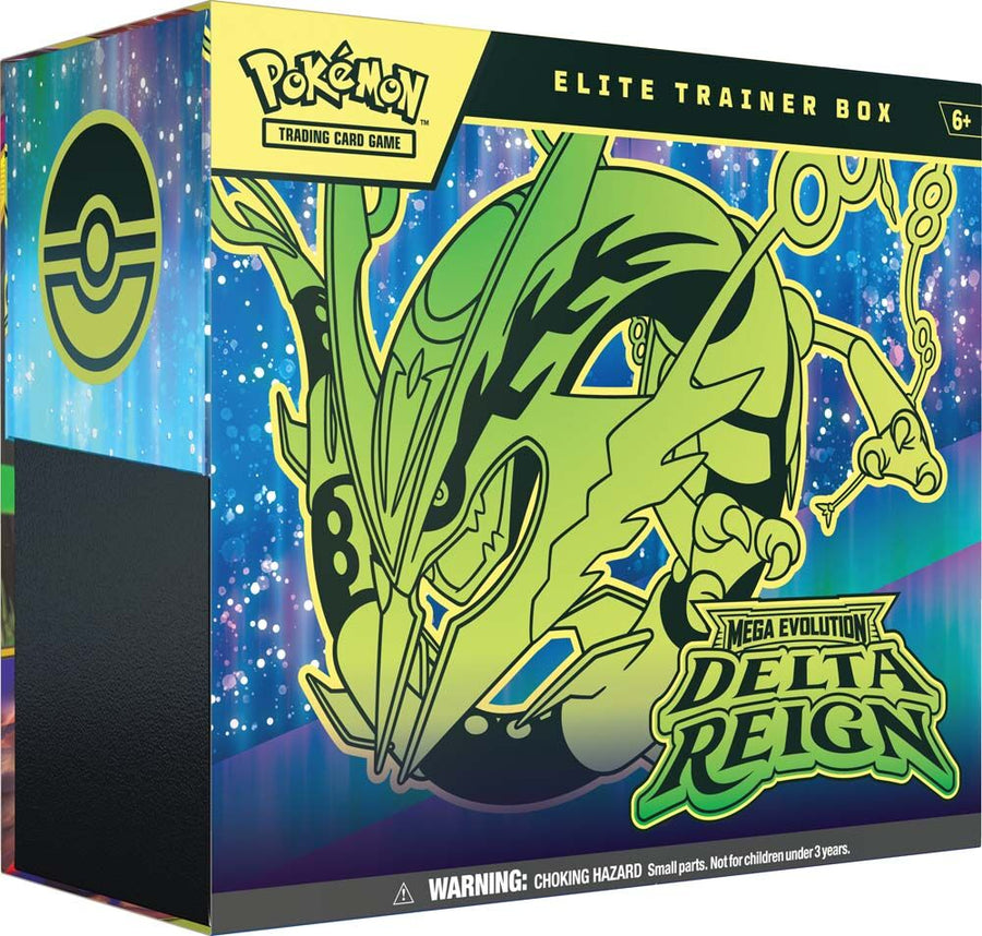 Pokemon TCG Mega Evolution Delta Reign Elite Trainer Box - retail box three-quarter view