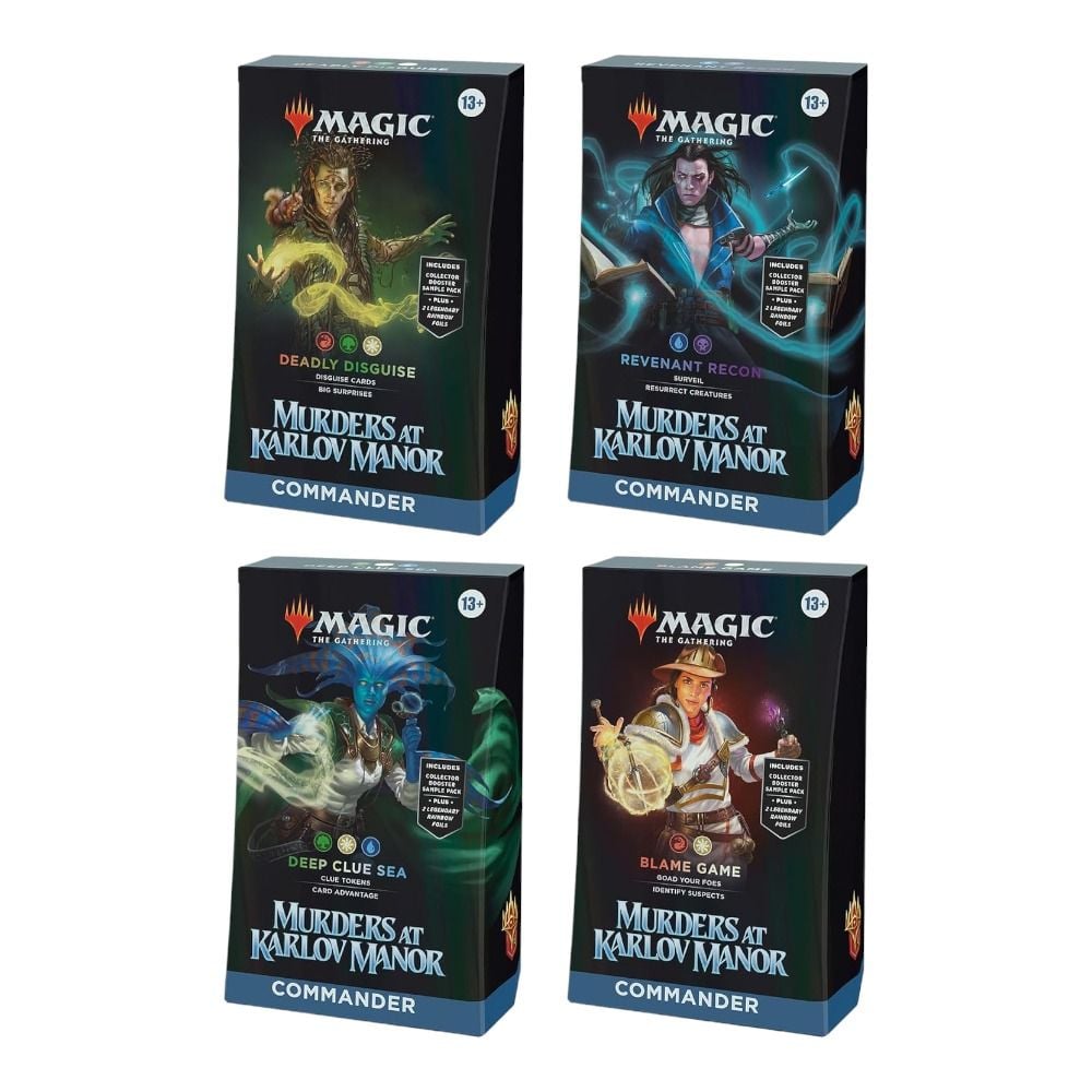 Magic The Gathering - Murders at Karlov Manor Commander Deck (Set of 4)