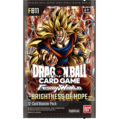 Dragon Ball Super Card Game Fusion World FB11 Brightness of Hope English 12-card booster pack