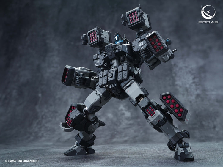EDDAS 1/100 NGMPM02 Nomes Heavy Firepower model with both handheld missile launchers extended