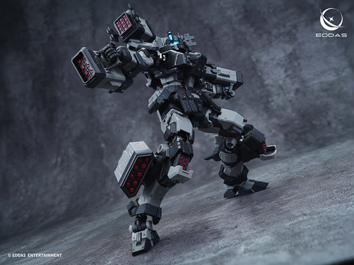 EDDAS 1/100 NGMPM02 Nomes Heavy Firepower model lunging with handheld missile launchers