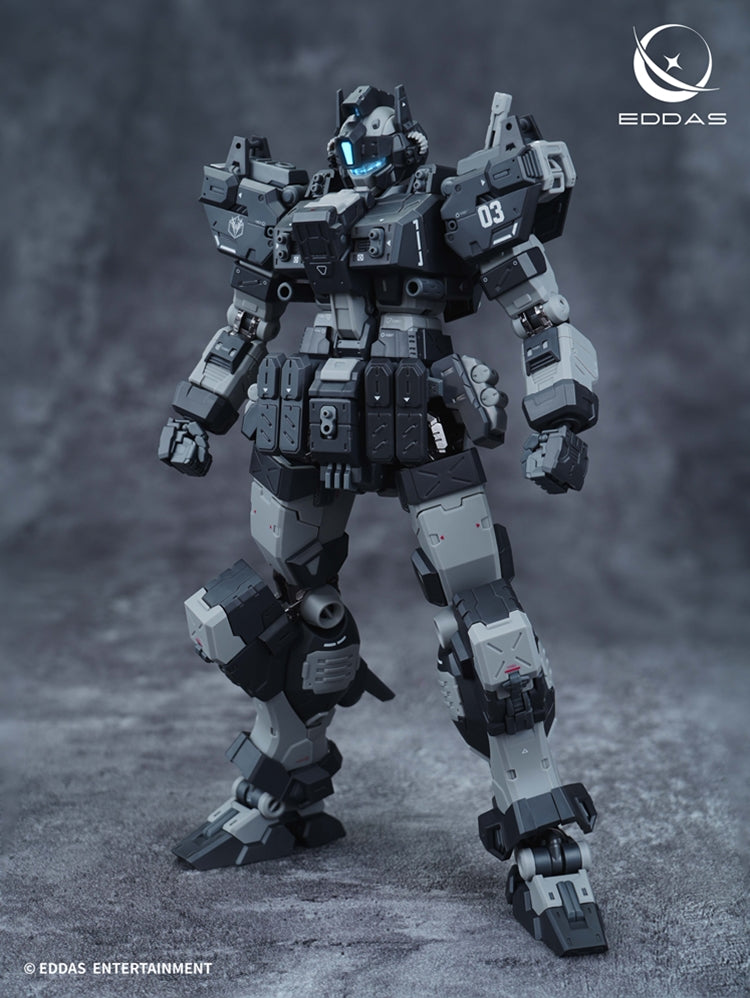 EDDAS 1/100 NGMPM02 Nomes Heavy Firepower model front view without missile equipment