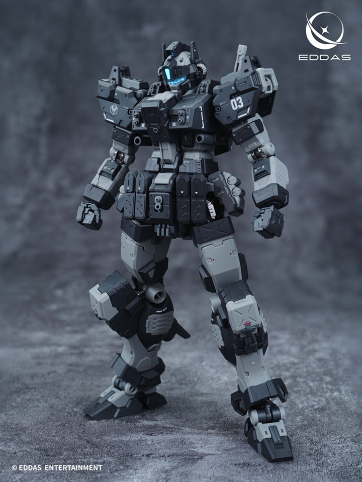 EDDAS 1/100 NGMPM02 Nomes Heavy Firepower model front view without missile equipment