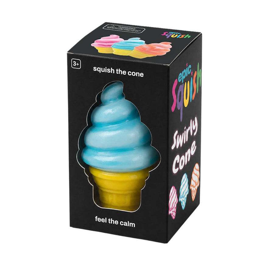 Epic Squish Swirly Cone single toy retail packaging