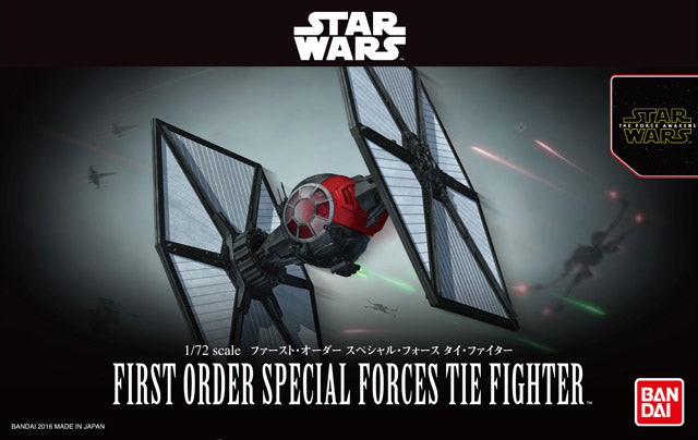 Bandai Star Wars -  1/72 First Order Special Forces TIE Fighter