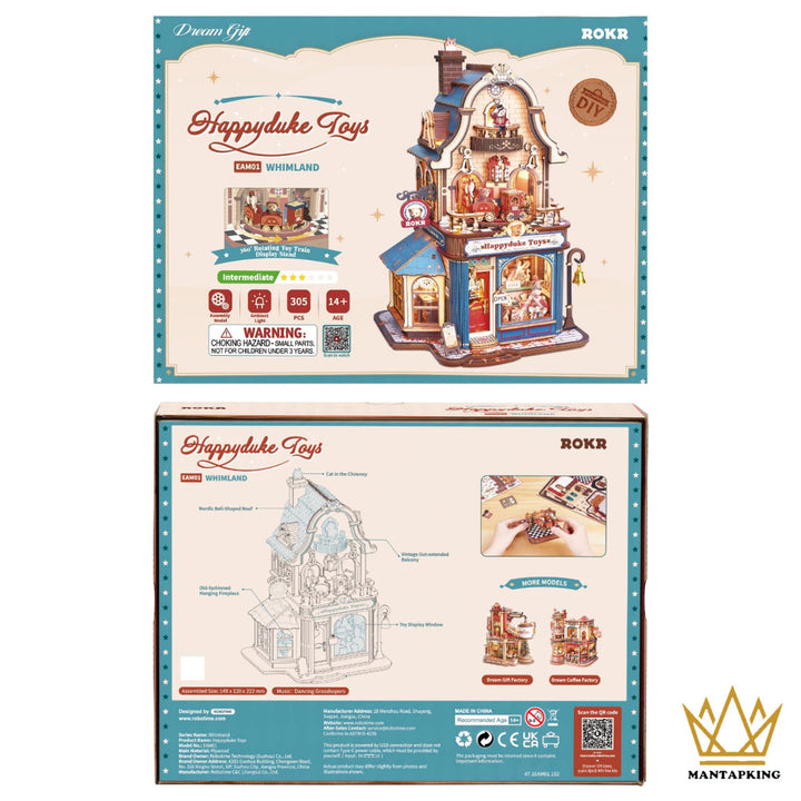 ROKR Happyduke Toys Whimland Wooden 3D Puzzle EAM01