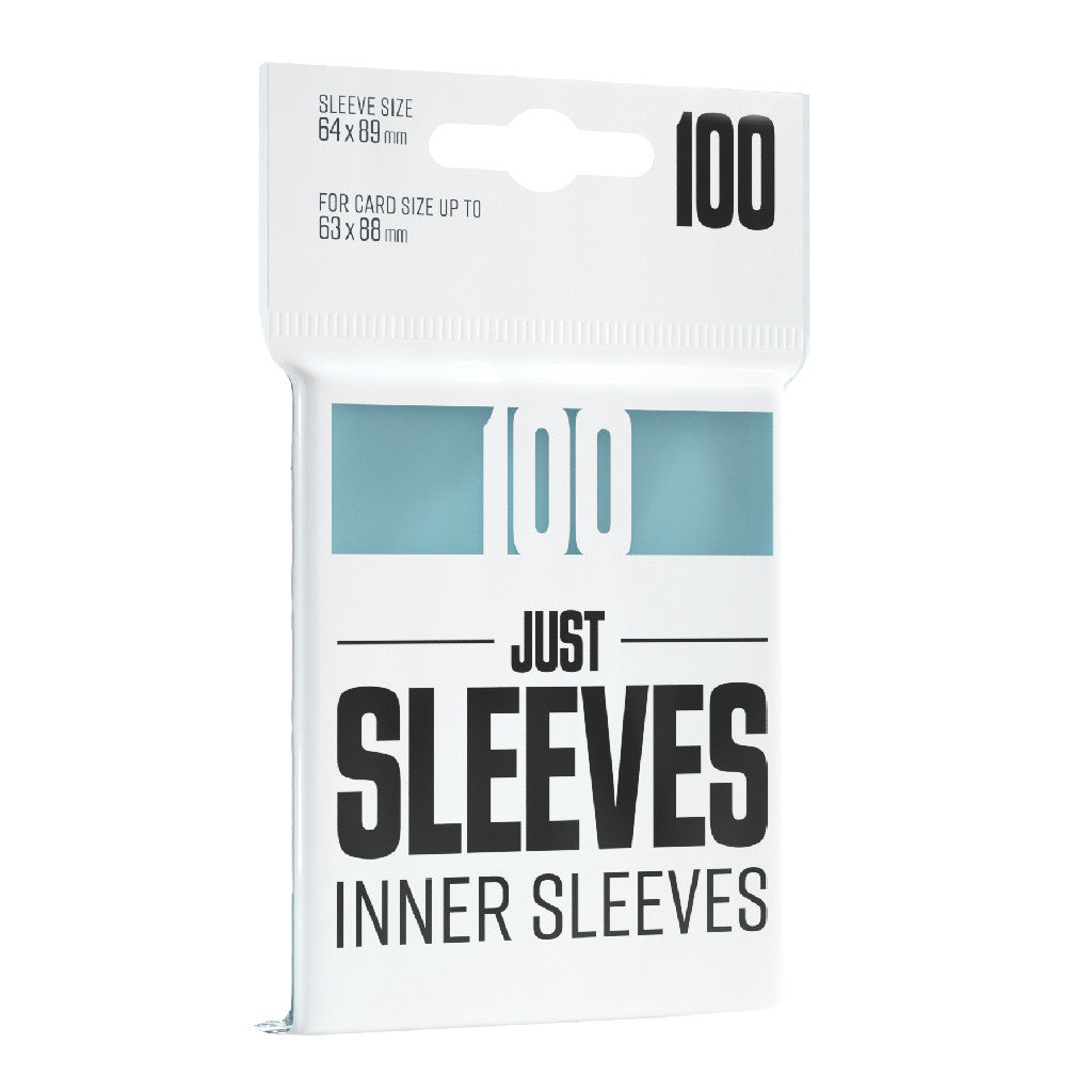 Gamegenic Just Sleeves Inner Sleeves 100s - 64 x 89 mm