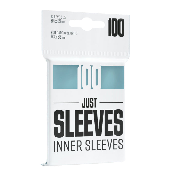 Gamegenic Just Sleeves Inner Sleeves 100s - 64 x 89 mm