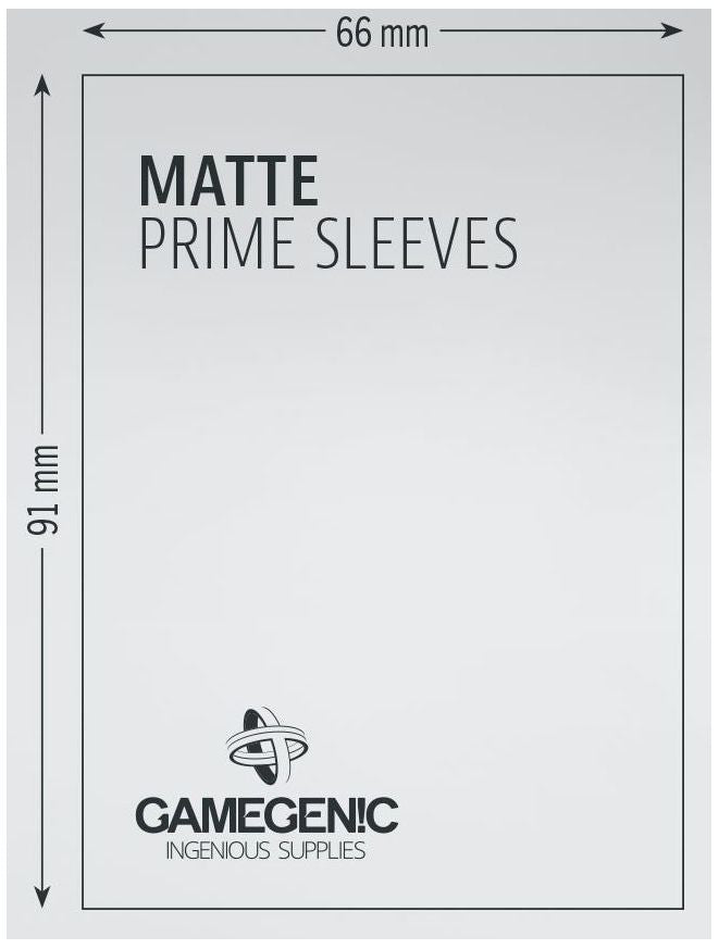 Gamegenic Matte Prime Card Sleeves Purple 100s 66mm x 91mm
