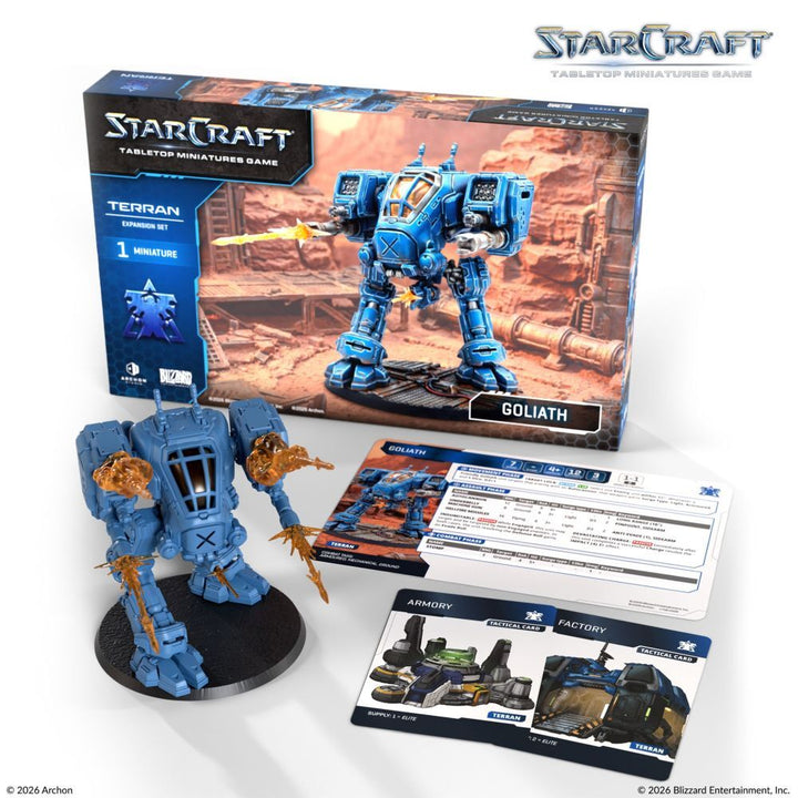Starcraft Miniatures Games: Terran - Goliath - Expansion Set [PRE-ORDER]