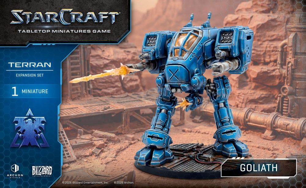 Starcraft Miniatures Games: Terran - Goliath - Expansion Set [PRE-ORDER]