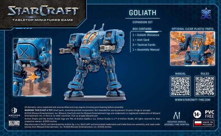 Starcraft Miniatures Games: Terran - Goliath - Expansion Set [PRE-ORDER]