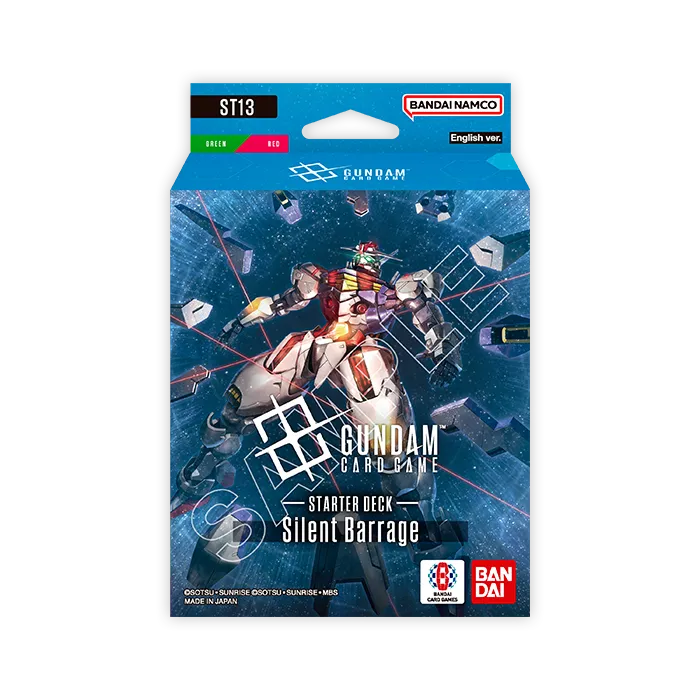 Bandai - Gundam Card Game Silent Barrage [ST13] - Official English Packaging Preview