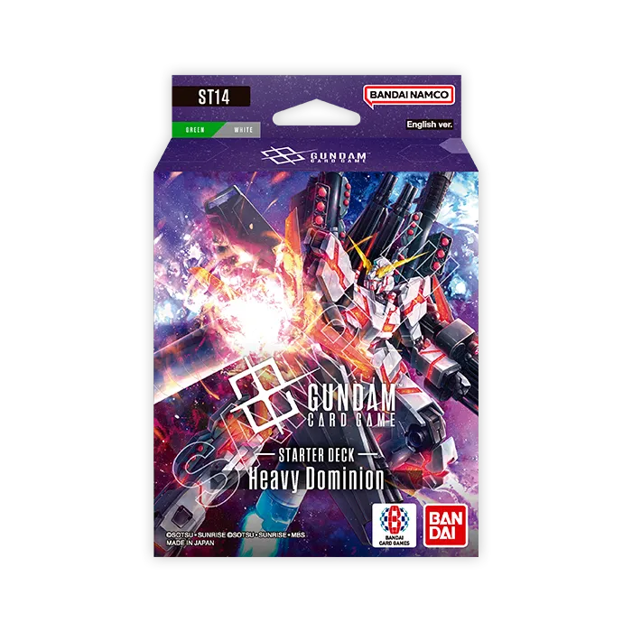 Bandai - Gundam Card Game Heavy Dominion [ST14] - Official English Packaging Preview