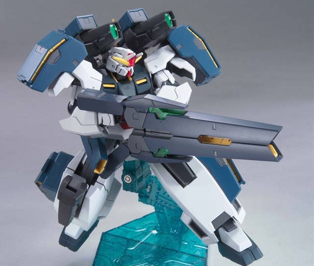 HG 1/144 Seravee Gundam GNHW/B action pose