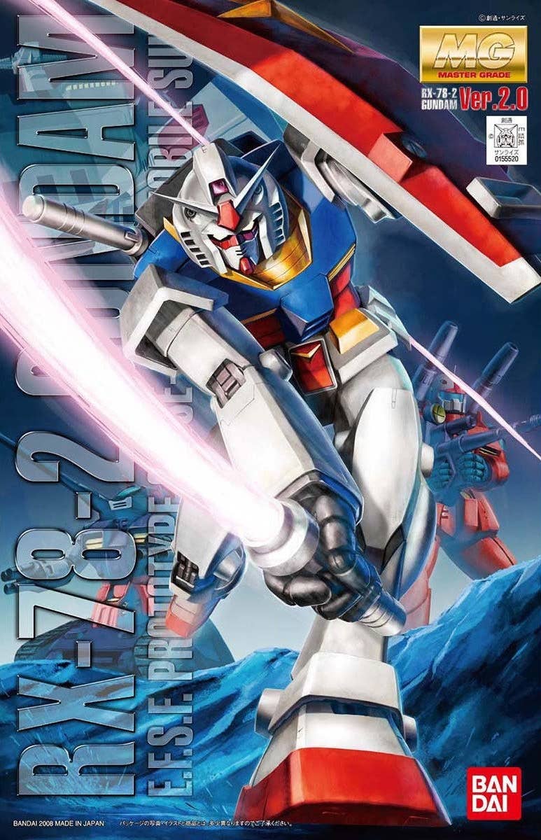 1/100 MG RX-78-2 Gundam Ver.2.0 retail package