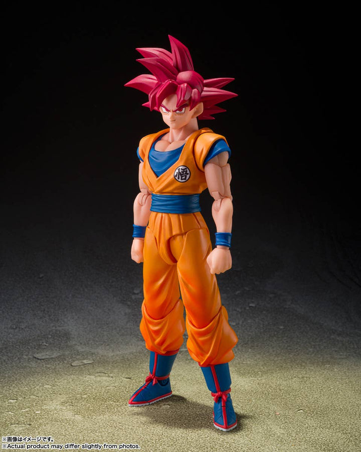 Dragon Ball - S.H.Figuarts Super Saiyan God Son Goku - God Aura — product gallery image 1