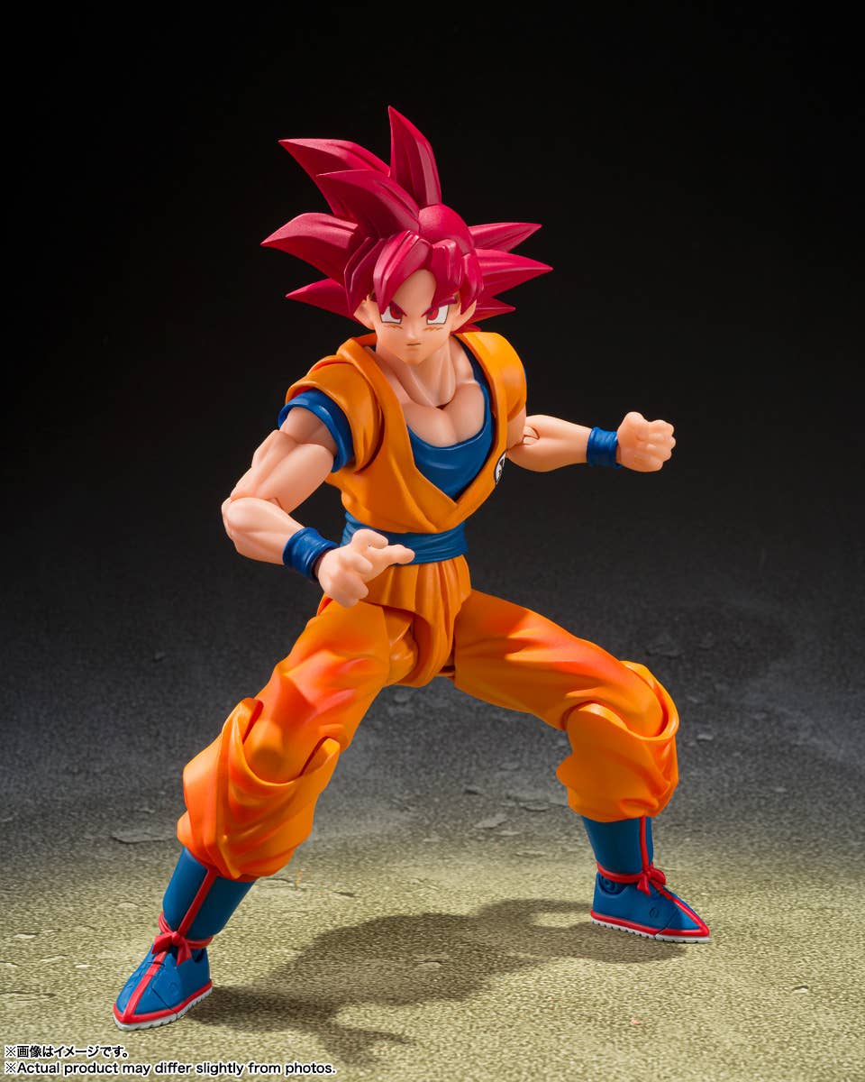 Dragon Ball - S.H.Figuarts Super Saiyan God Son Goku - God Aura — product gallery image 2