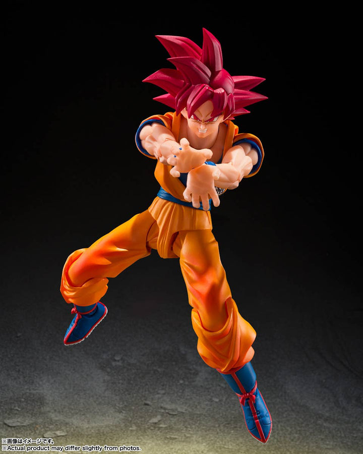 Dragon Ball - S.H.Figuarts Super Saiyan God Son Goku - God Aura — product gallery image 4