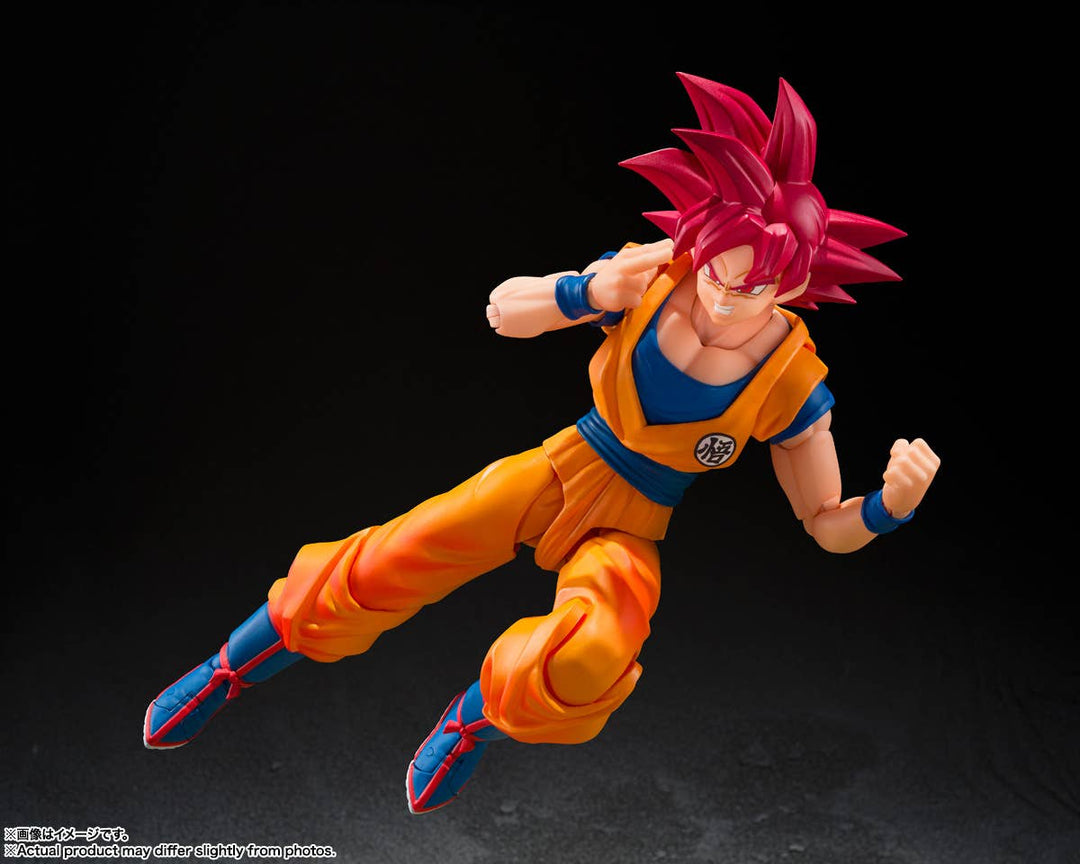 Dragon Ball - S.H.Figuarts Super Saiyan God Son Goku - God Aura — product gallery image 5