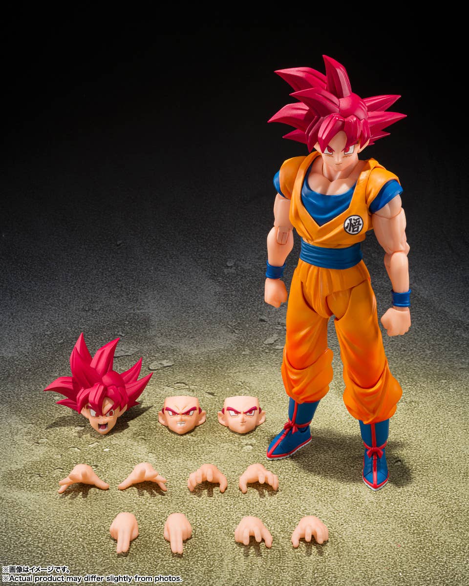 Dragon Ball - S.H.Figuarts Super Saiyan God Son Goku - God Aura — product gallery image 7