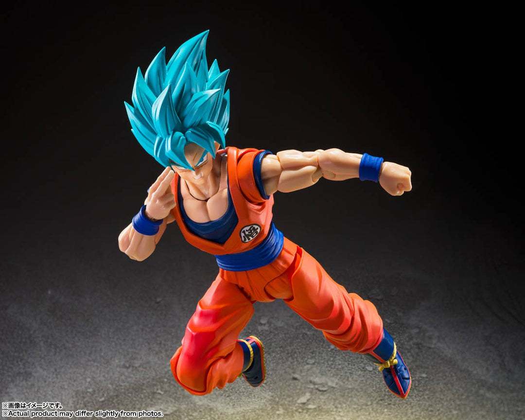 Dragon Ball - S.H.Figuarts Super Saiyan God Super Saiyan Son Goku - Blue Power Transcending Limits — product gallery image 6