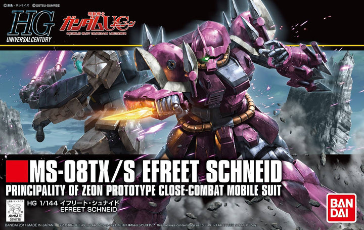 GUNDAM - 1/144 HGUC MS-08TX/S Efreet Schneid - retail packaging