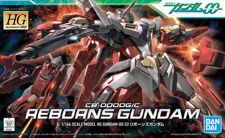 GUNDAM - 1/144 HG Reborns Gundam - Retail Packaging