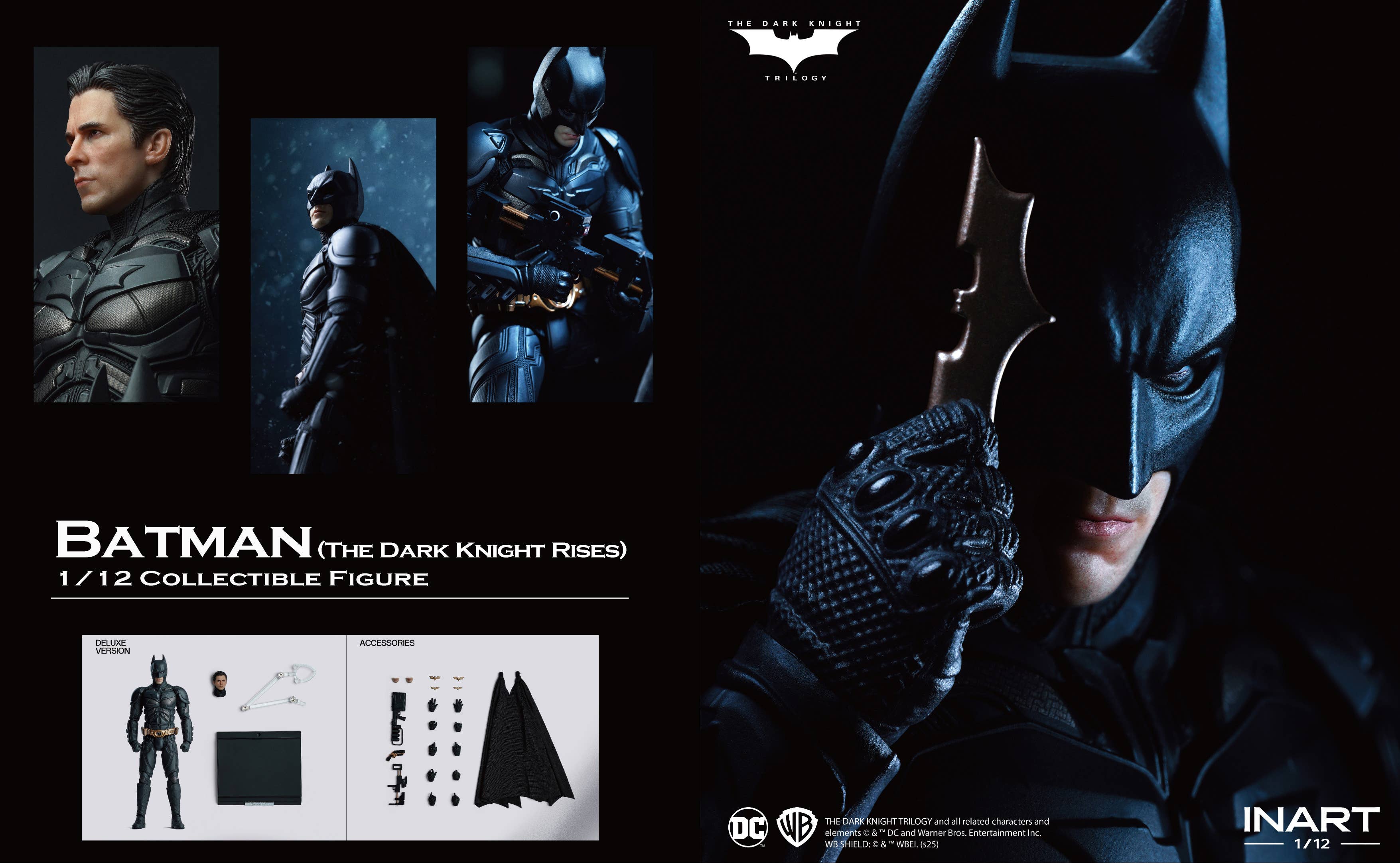Inart - Batman 1/12 The Dark Knight Rises - Collectible Figure DX