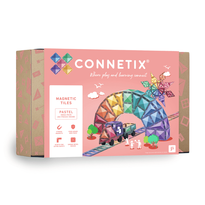 Connetix - Pastel Mega Pack 202 pc