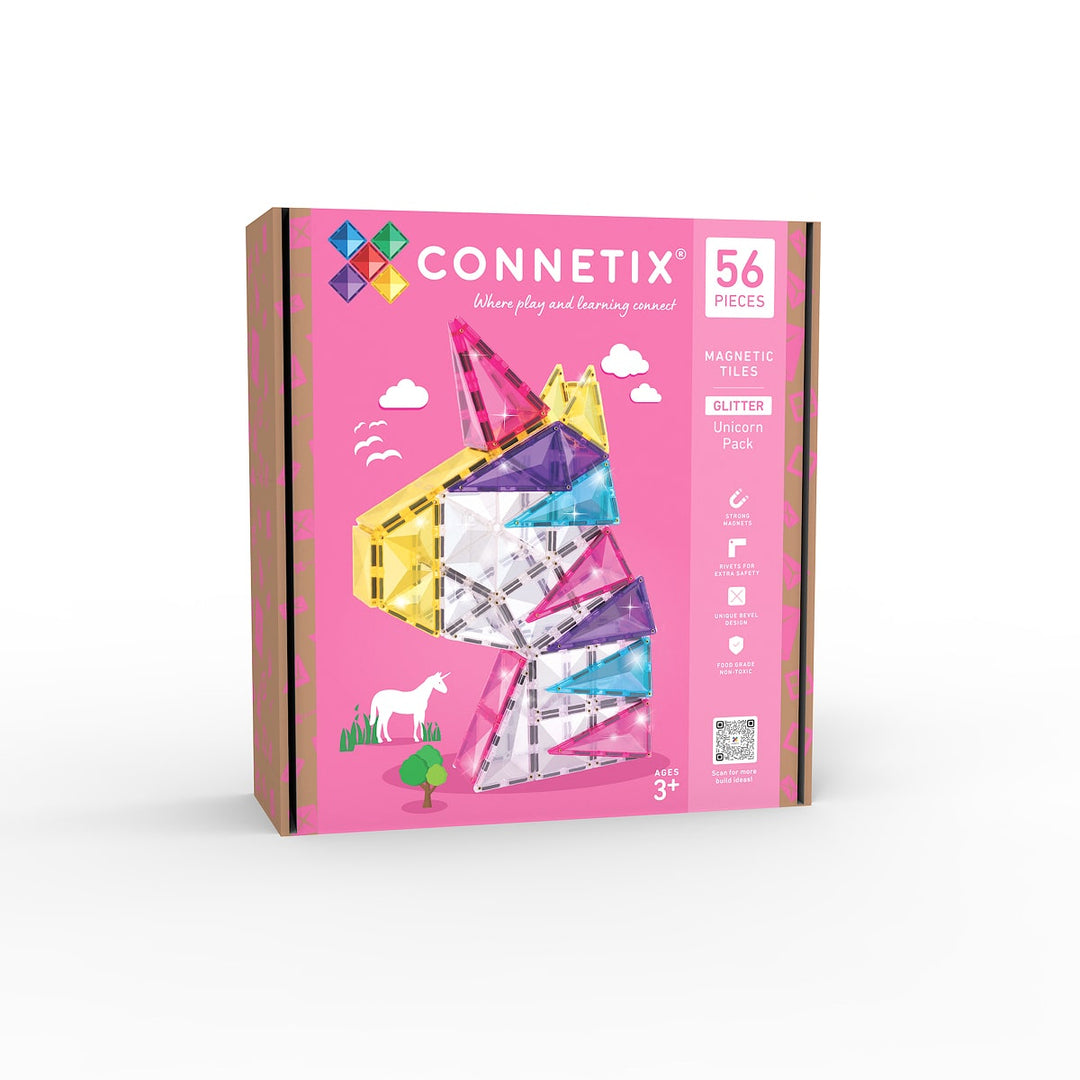Connetix - Glitter Unicorn Pack 56 pc