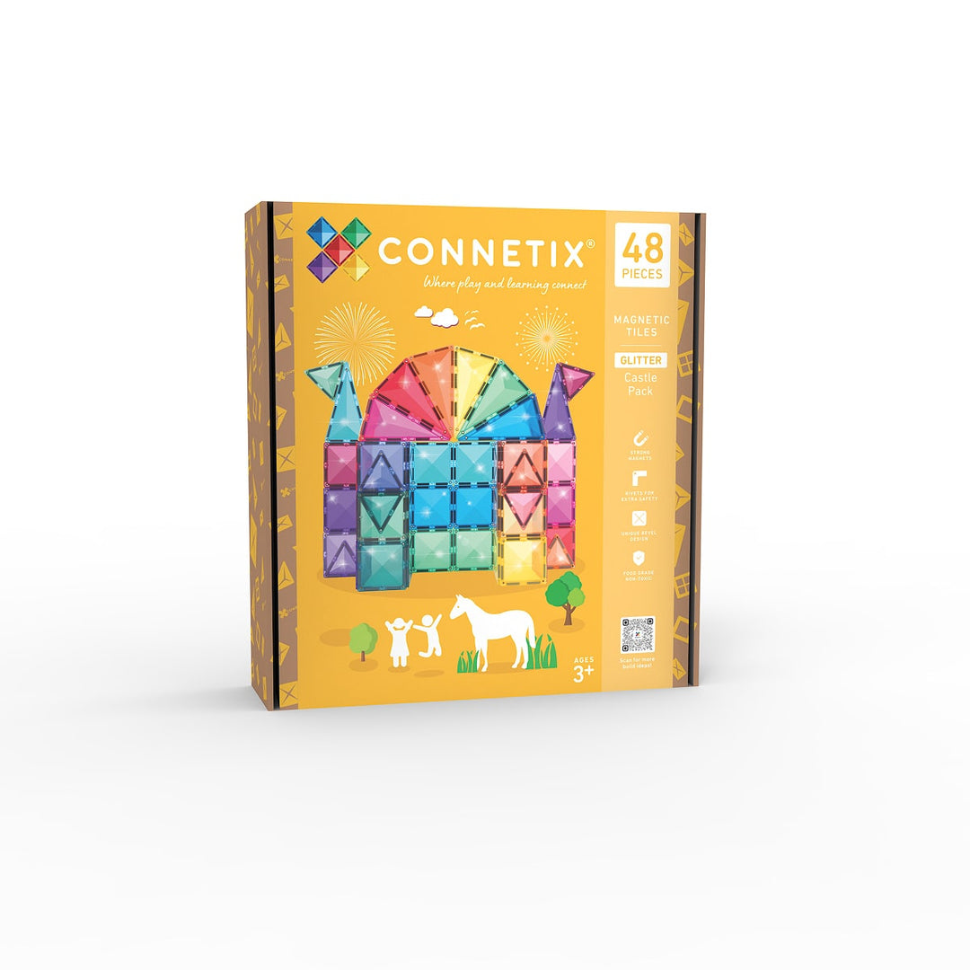 Connetix - Glitter Castle Pack 48 pc