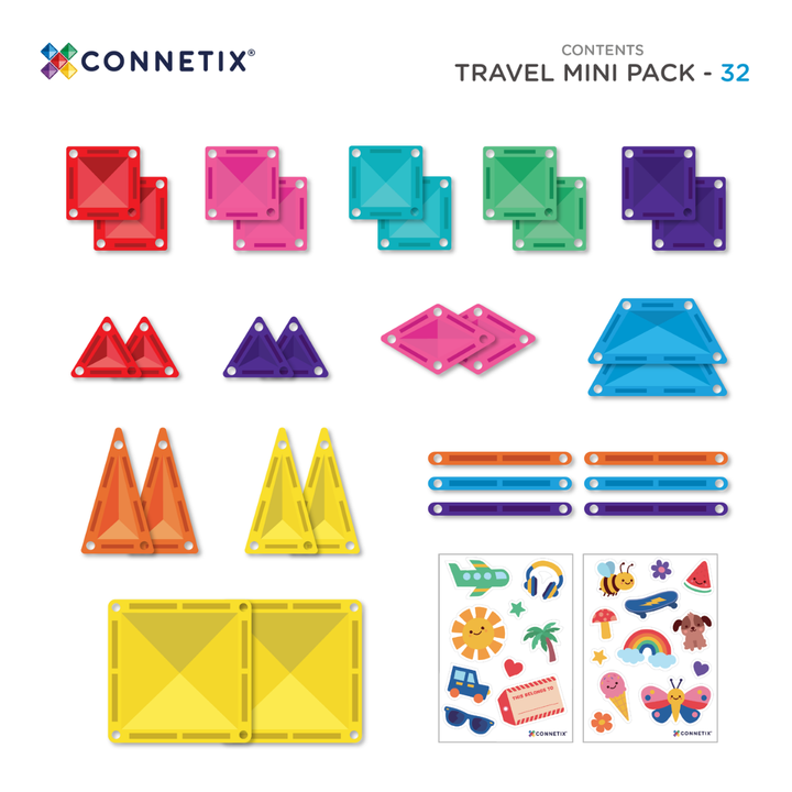 Connetix - Travel Mini Pack 32 pc