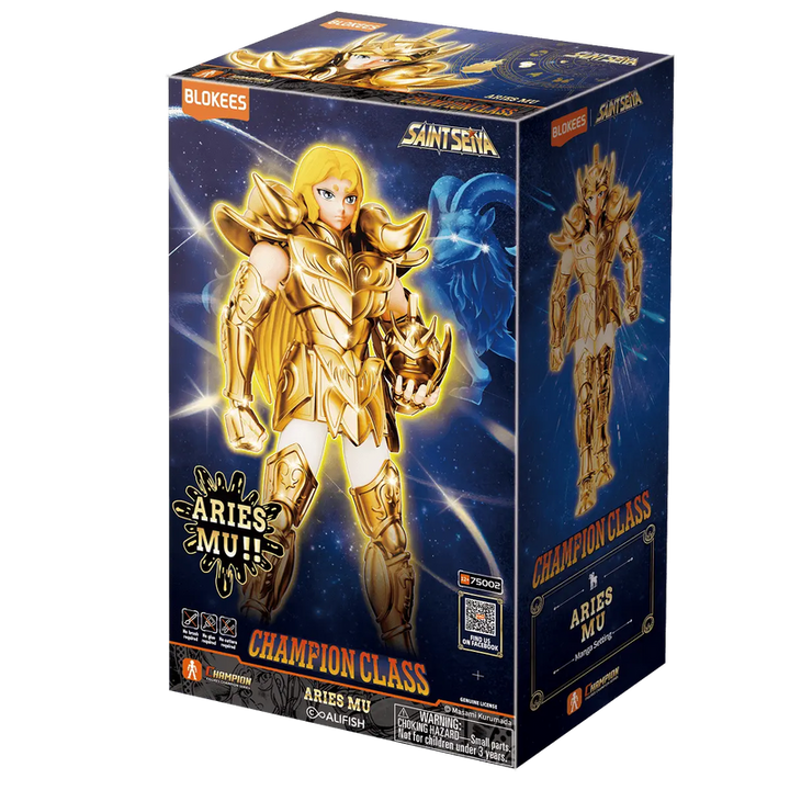 Blokees Saint Seiya Aries Mu Model Kit Champion Class 01 CC01 [PRE-ORDER]
