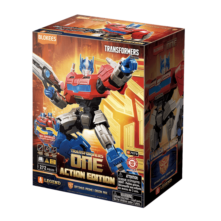 Blokees Transformers 04 Optimus Prime Orion Pax 20cm Luminous Eyes & Chest AE04 Model Kit [PRE-ORDER]