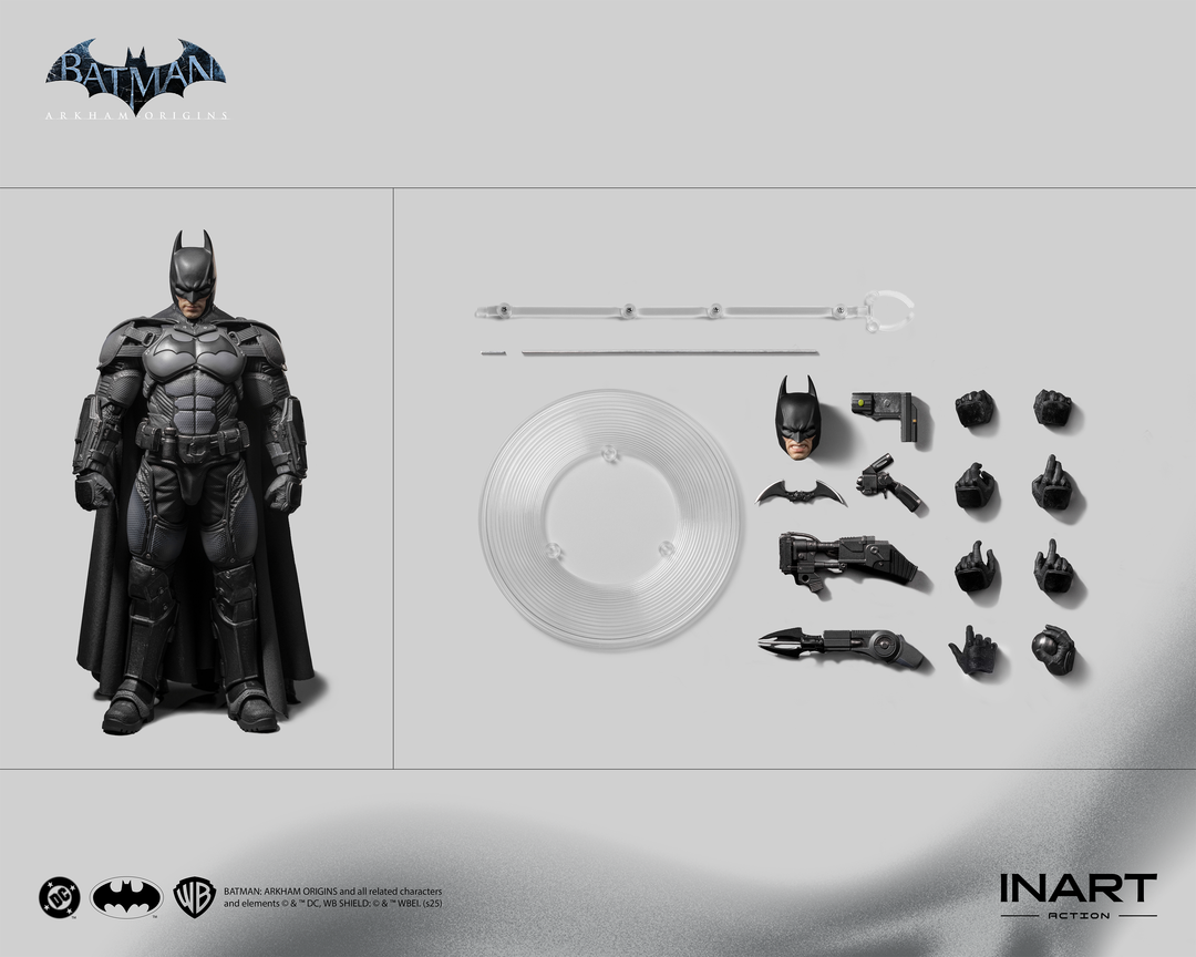INART 1/12 Batman Arkham Origins figure and accessories