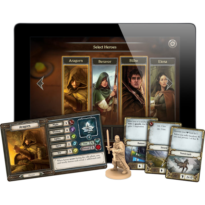 Fantasy Flight Games The Lord of the Rings Journeys in Middle-Earth companion app