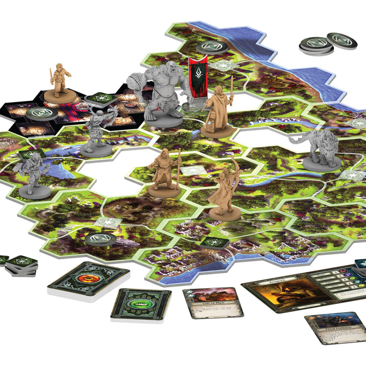 Fantasy Flight Games The Lord of the Rings Journeys in Middle-Earth components