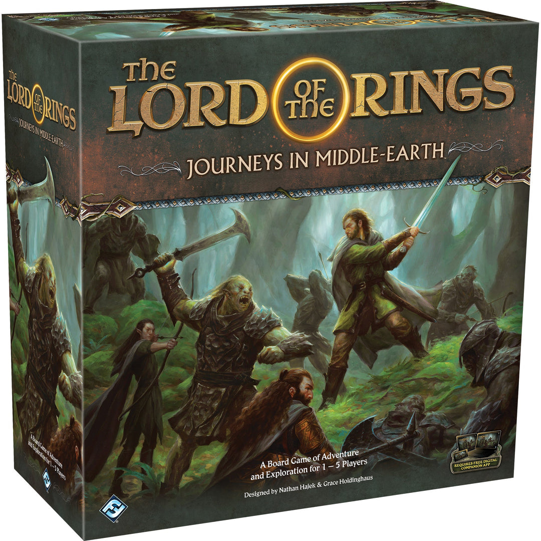 Fantasy Flight Games The Lord of the Rings Journeys in Middle-Earth front box