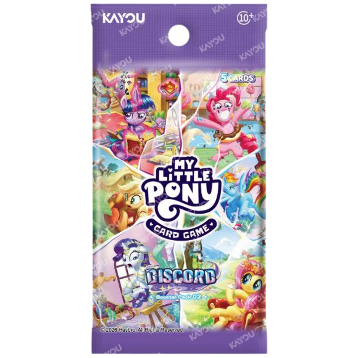 Kayou My Little Pony TCG Series 2 Discord foil booster pack