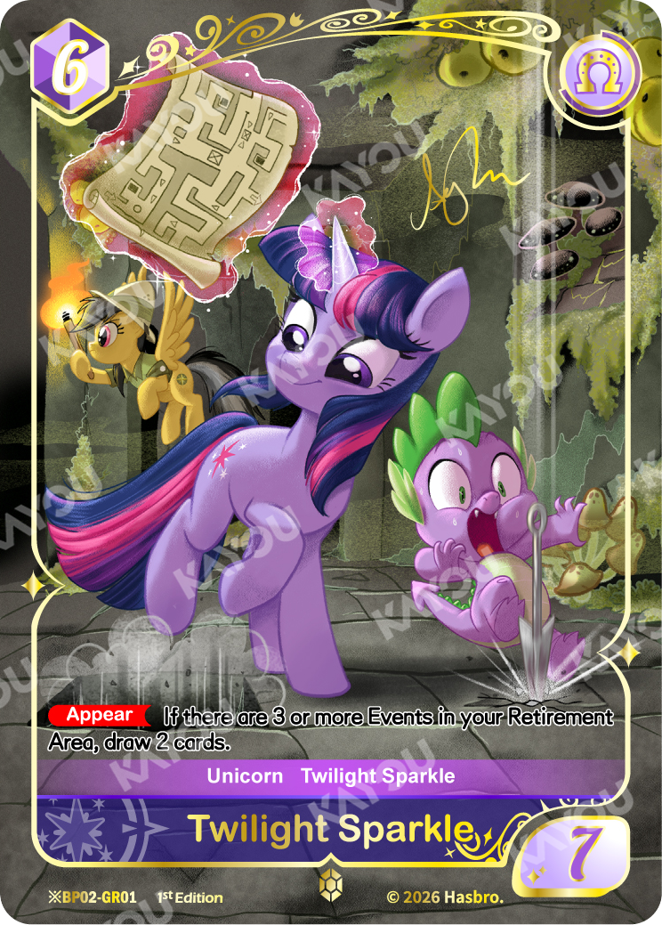 My Little Pony TCG Discord Shining Gold Rare card